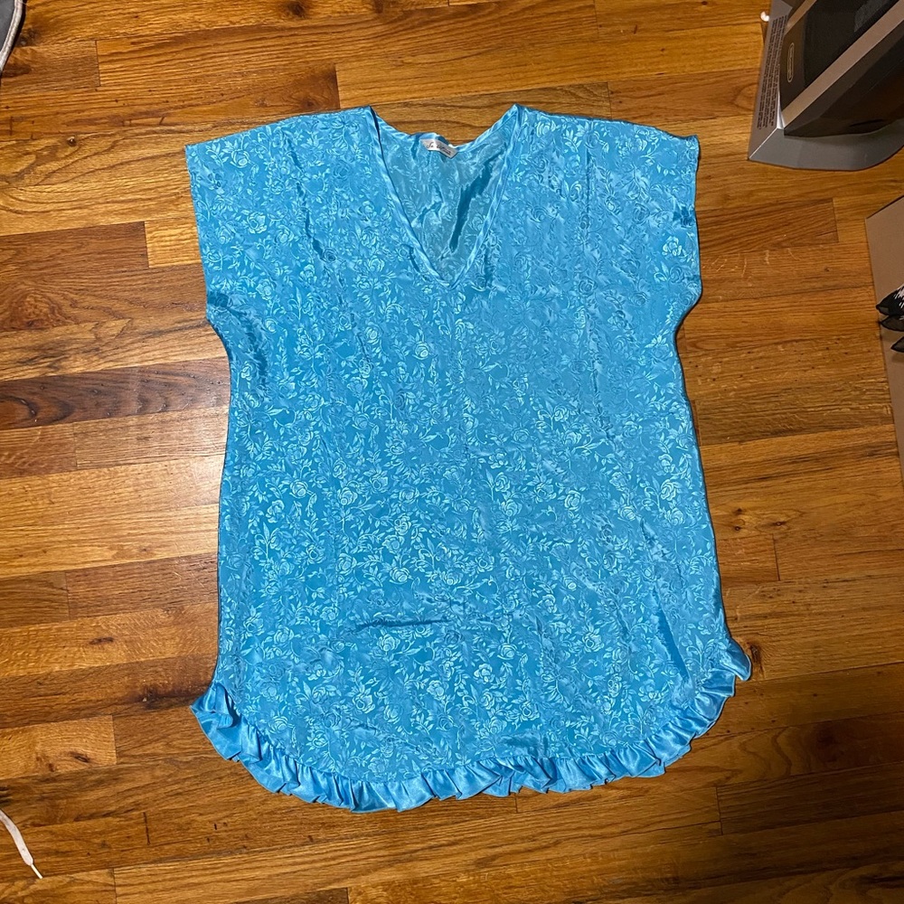 Secret treasures blue pajama dress